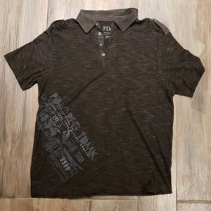 PD&C Authentic Apparel Polo Shirt Short Sleeve